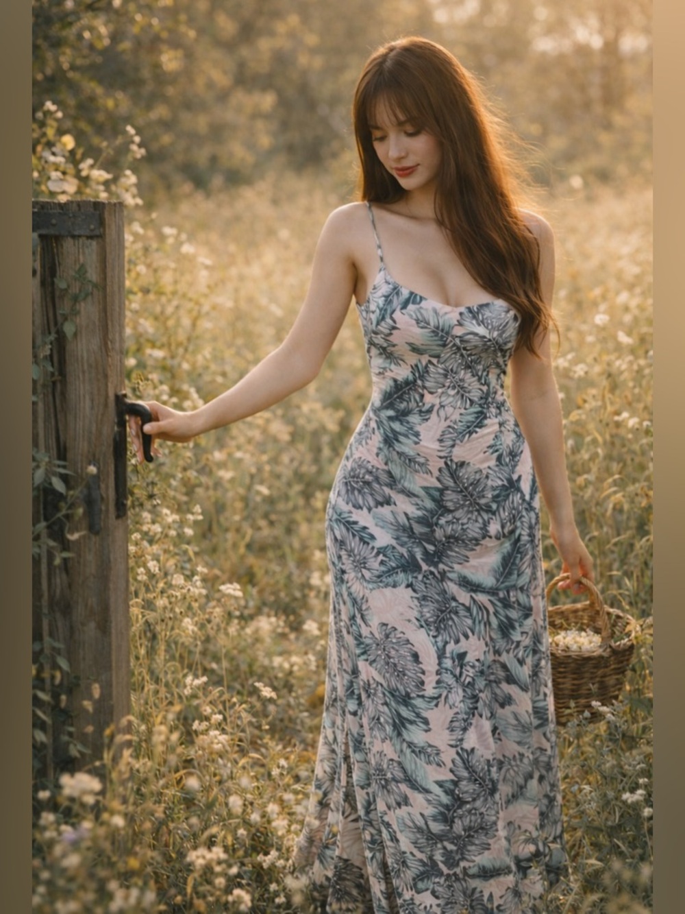 NWT Aeropostale Whispers Through the Palms Flowing gauzy open back maxi dress